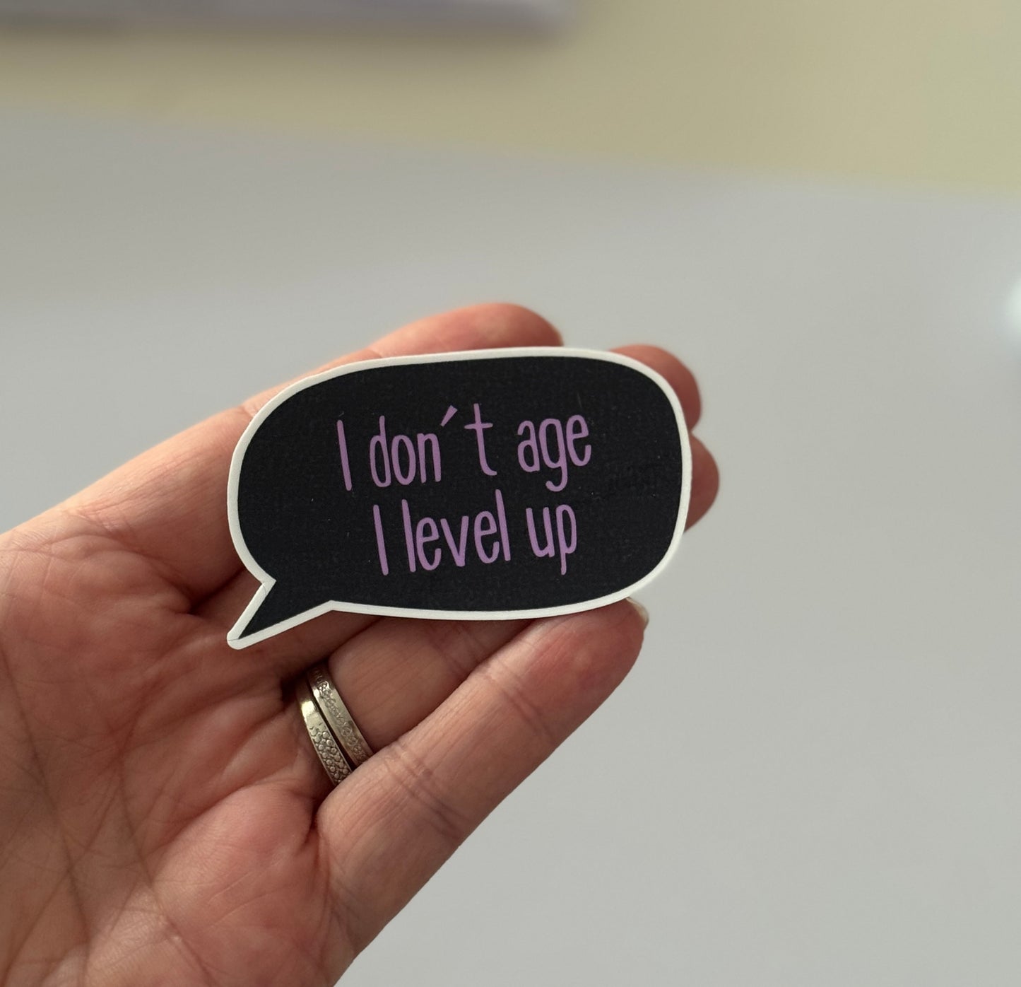 I don´t age - I level up - Laminoitu Vinyylitarra