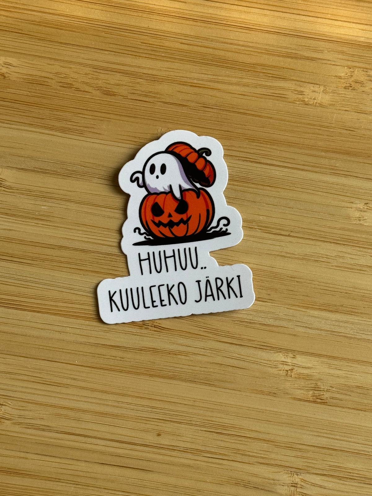 Huhuu… kuuleeko järki? | Hauska tarra läppäriin