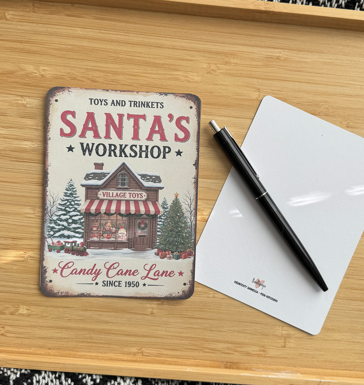 Santa's Workshop -kortti