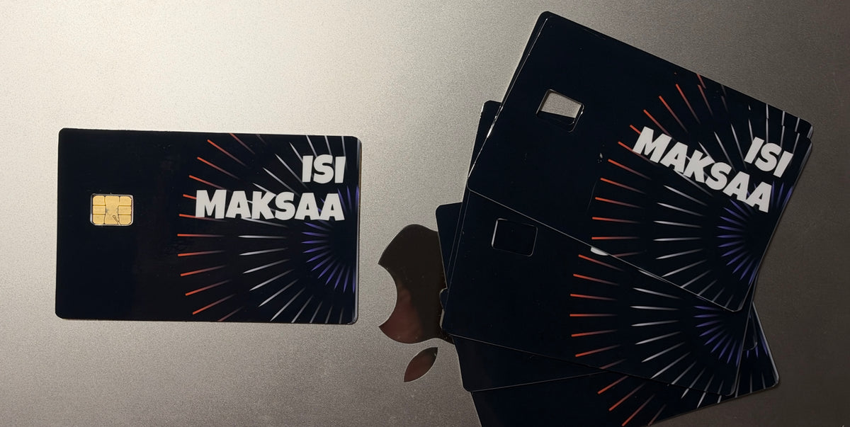 ISI MAKSAA – Hauska pankkikorttitarra isälle