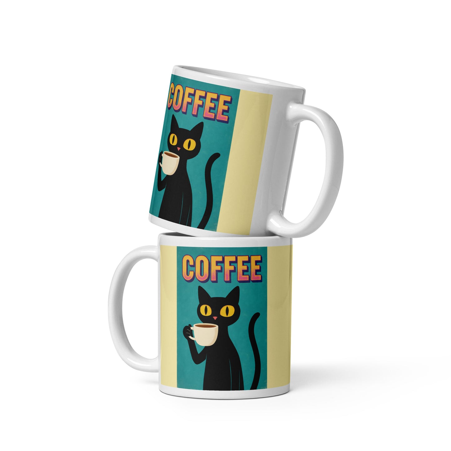 Coffee Cat Kahvimuki – Musta Kissa & Kahvi | kahvimuki 330 ml