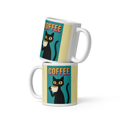 Coffee Cat Kahvimuki – Musta Kissa & Kahvi | kahvimuki 330 ml