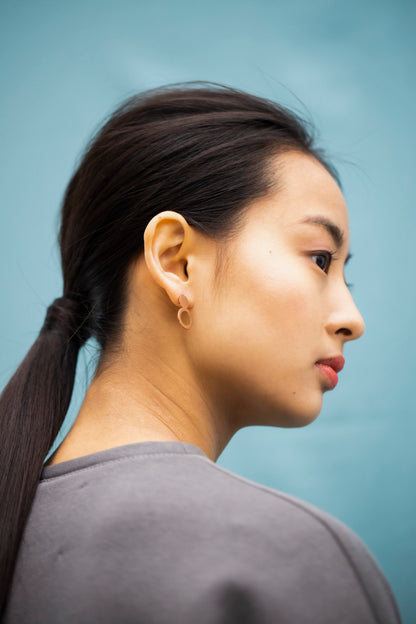 Earrings Arc - Rose Gold