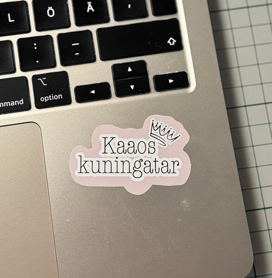 Kaaoskuningatar – laminoitu vinyylitarra