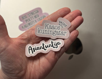 👑 Kaaoskuningatar  – tarra bundle