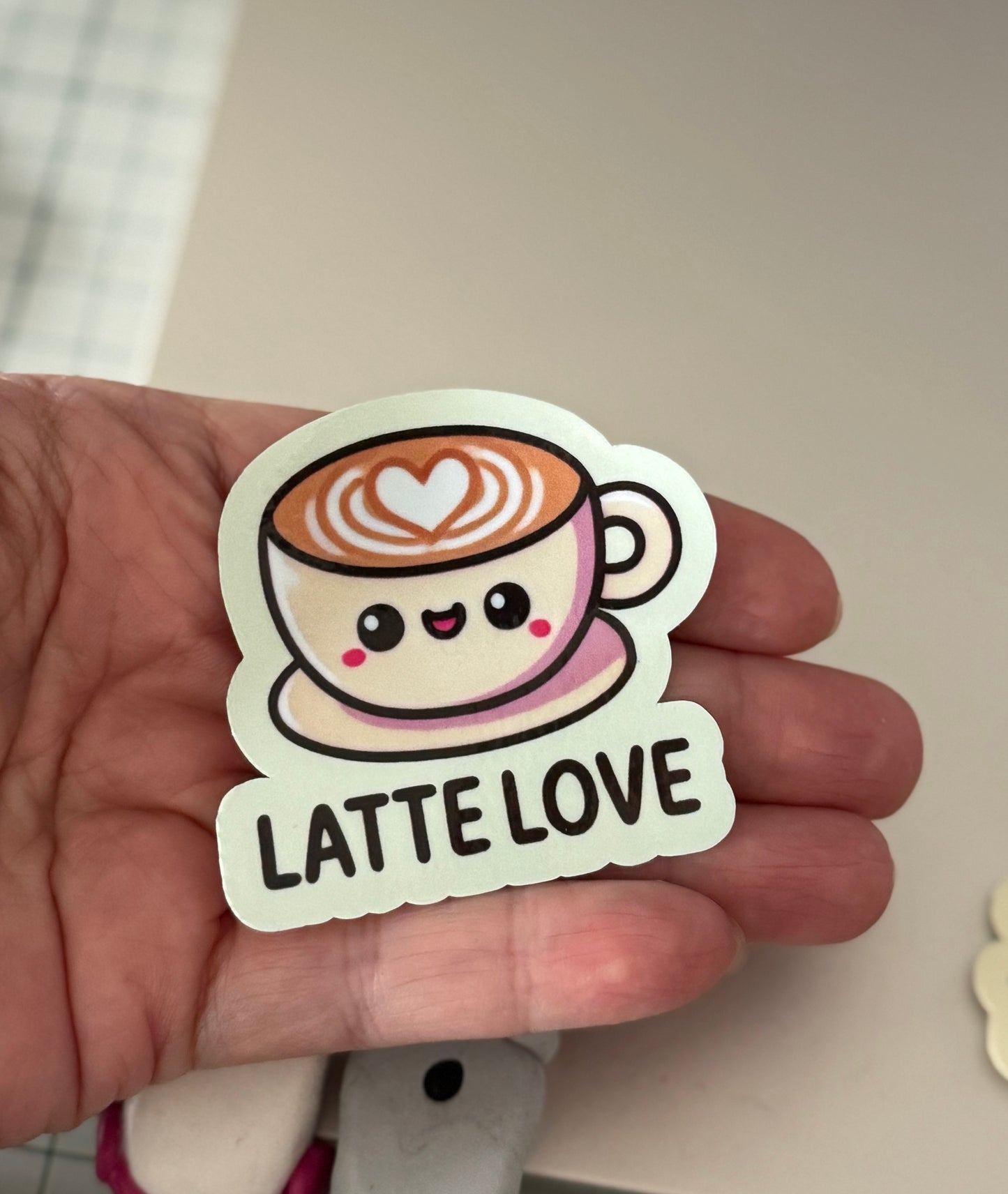 Kahvi & Tee tarrat – Söpöt laminoidut vinyylitarrat | Kawaii kahvi- ja teetarrat