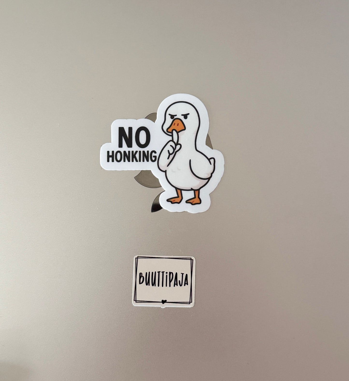 No Honking - Hanhitarra | Hauska Vinyylitarra | Laminoitu Tarra