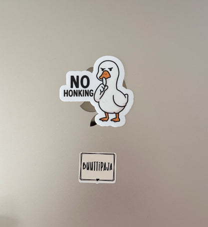 No Honking - Hanhitarra | Hauska Vinyylitarra | Laminoitu Tarra