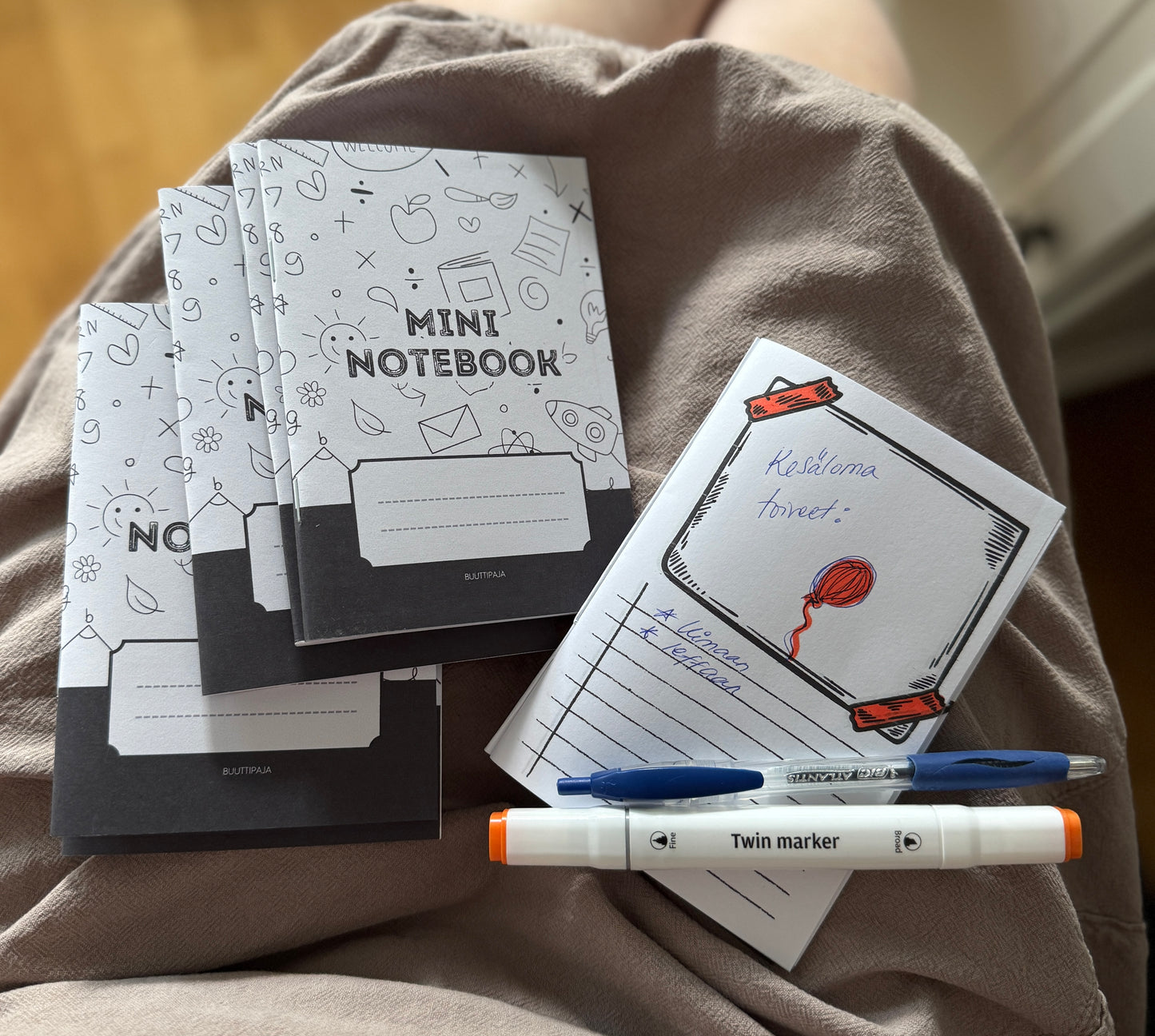 Mini Notebook A6 – Käsintehty muistivihko  | Suomessa valmistettu