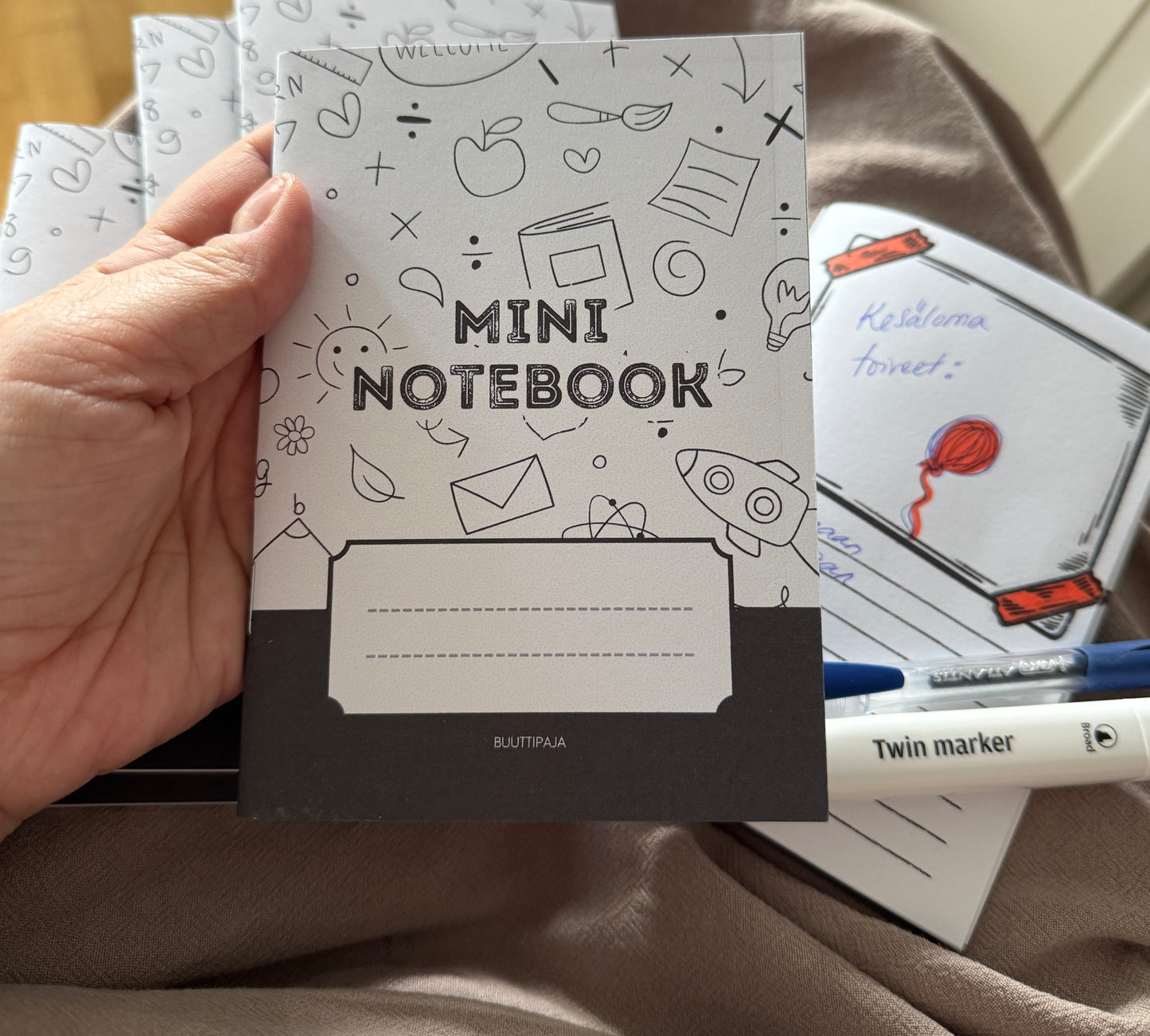 Mini Notebook A6 – Käsintehty muistivihko  | Suomessa valmistettu