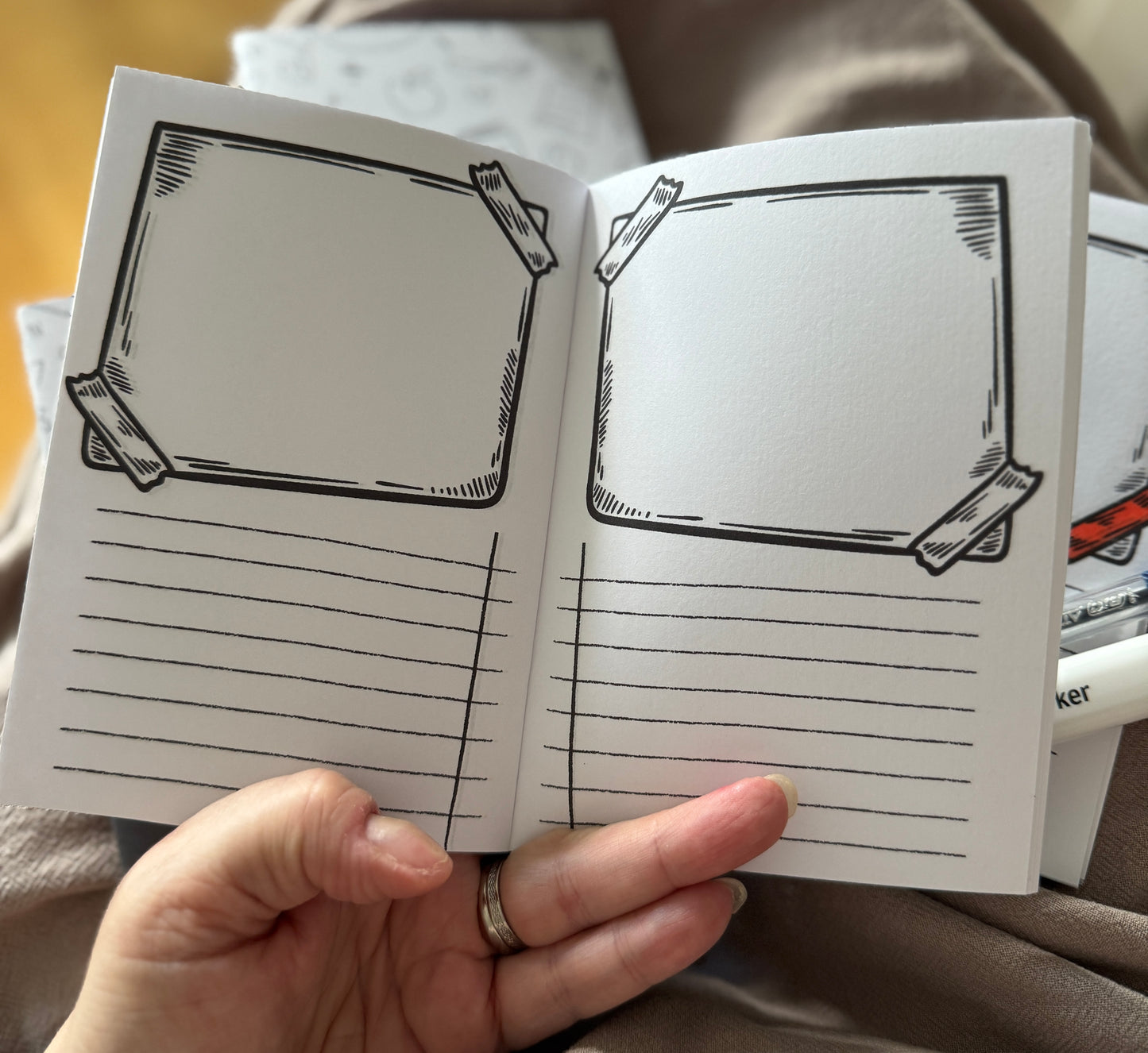 Mini Notebook A6 – Käsintehty muistivihko  | Suomessa valmistettu
