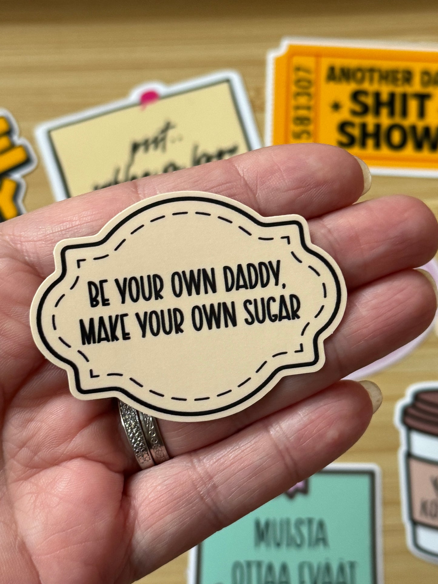 Be Your Own Daddy, Make Your Own Sugar – Laminoitu humoristinen vinyylitarra