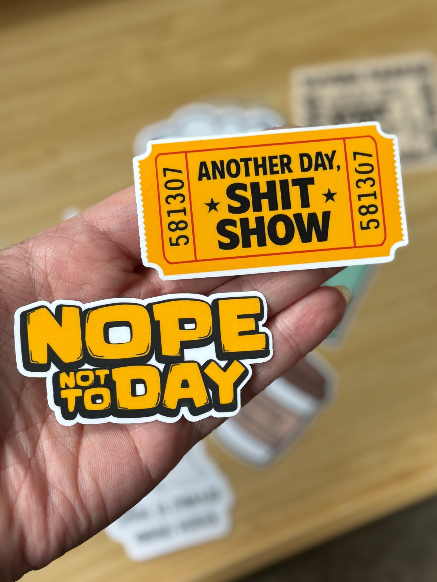 Another Day, Shit Show – Laminoitu humoristinen vinyylitarra