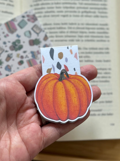 Magneettinen kirjanmerkki – Kurpitsa 🍁