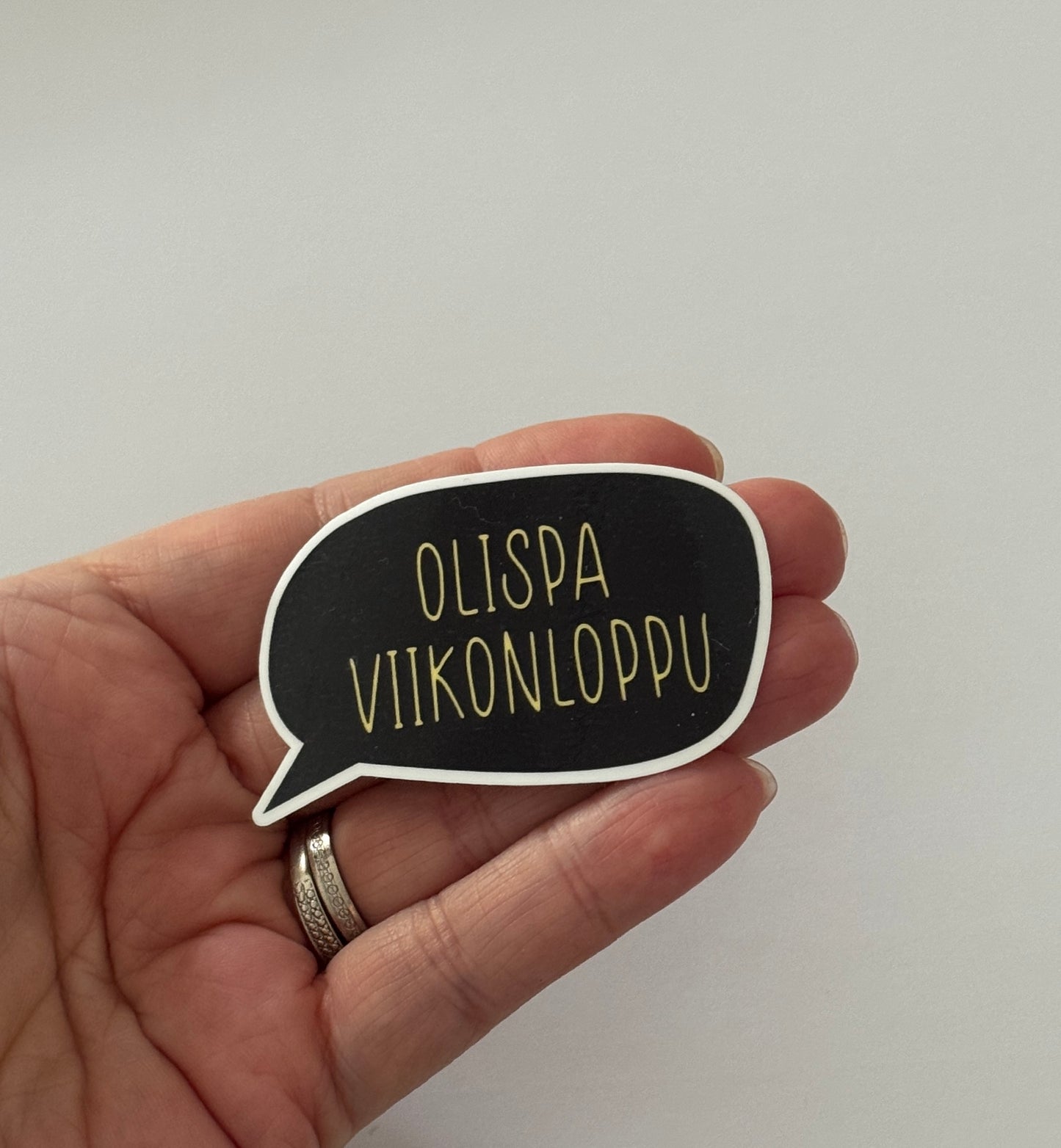 Olispa viikonloppu – Hauska työelämä tarra