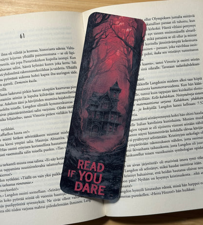 Read If You Dare - Halloween kirjanmerkki | Kummitustalo