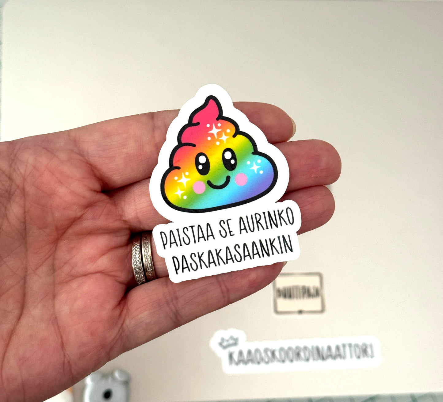 Paistaa se aurinko paskakasaankin – hauska vinyylitarra