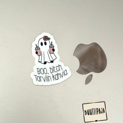 Boo, bitch. Tarviin kahvia. – kummitus vinyylitarra