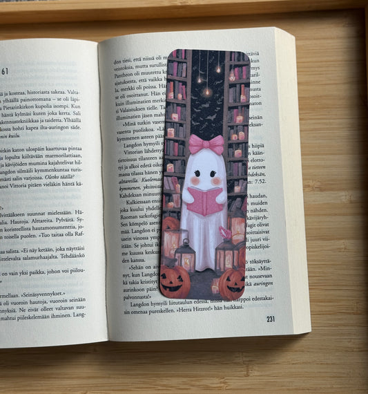 Cute Ghost Reader – kirjanmerkki