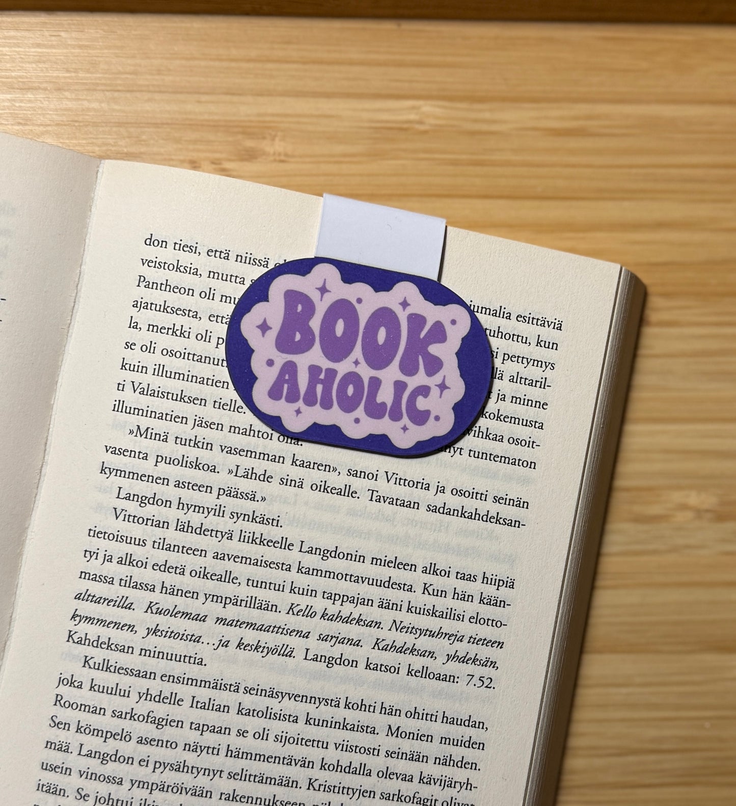 Bookaholic – magneettinen kirjanmerkki | Kirjojen ystävälle