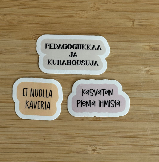 Varhaiskasvatuksen tukiryhmä – 3 hauskan vinyylitarran setti