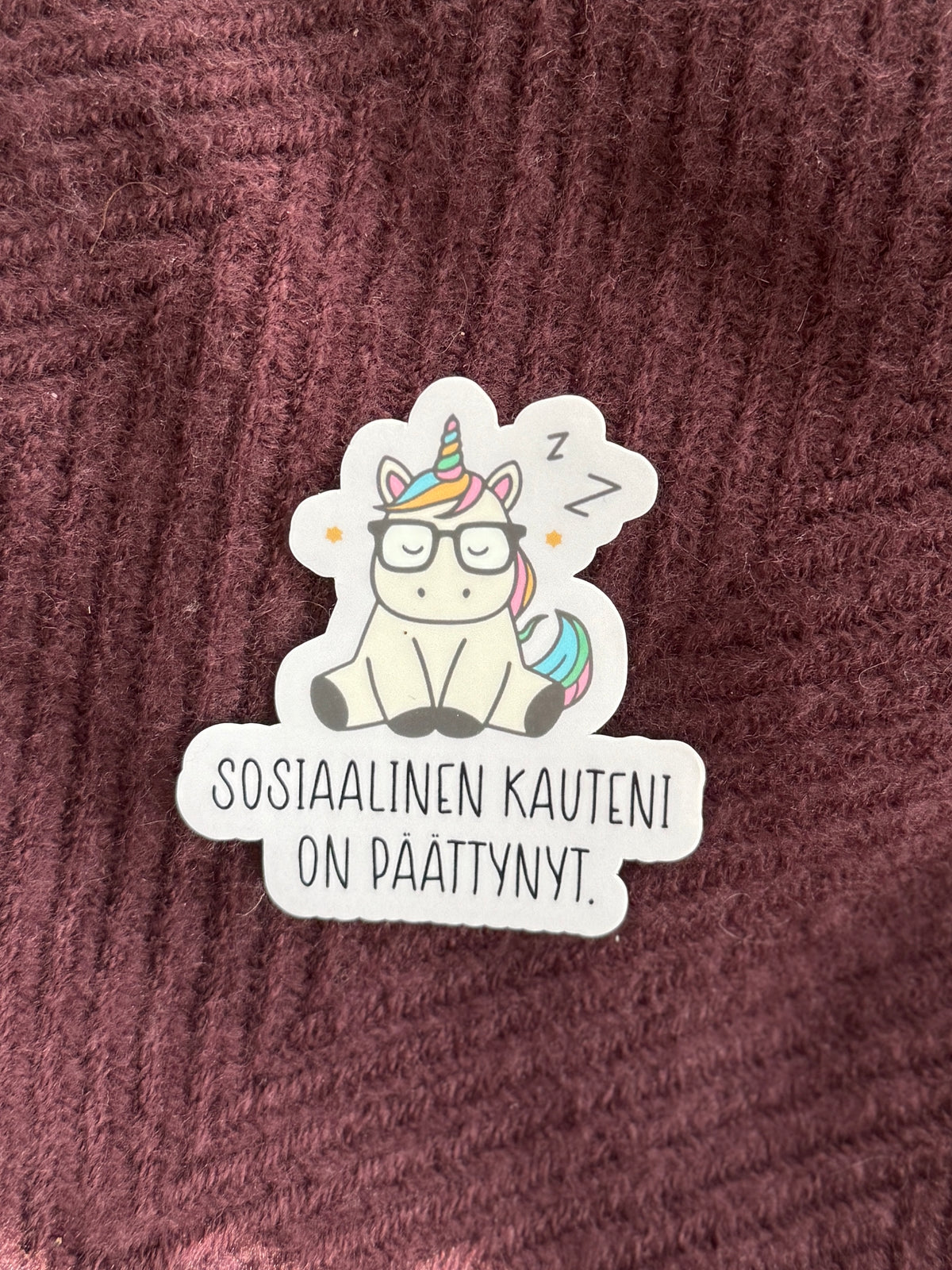 Sosiaalinen kauteni on päättynyt | Hauska vinyylitarra