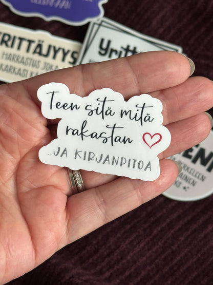 Yrittäjän tukiryhmä – 6 tarran setti | Yrittäjyyttä huumorilla