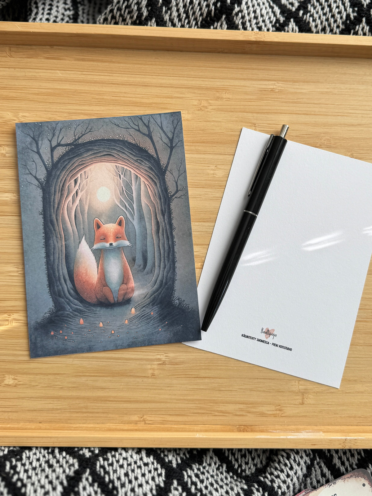 🦊 Metsänkettu – taidekortti