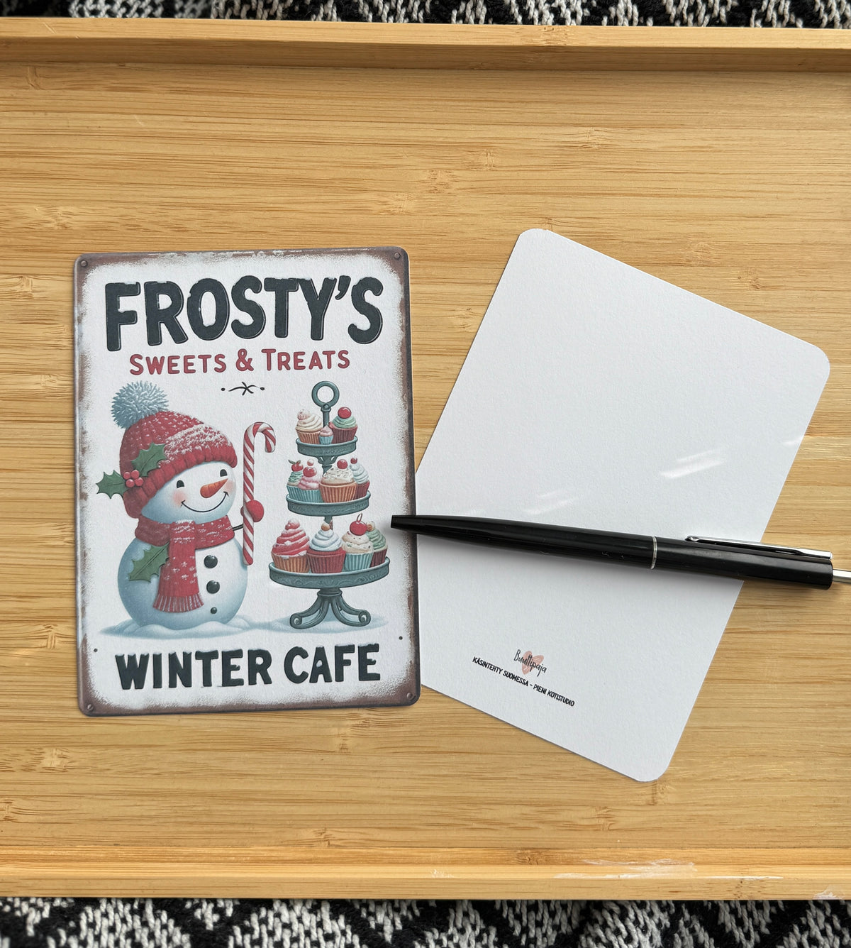 Frosty's Winter Cafe -kortti