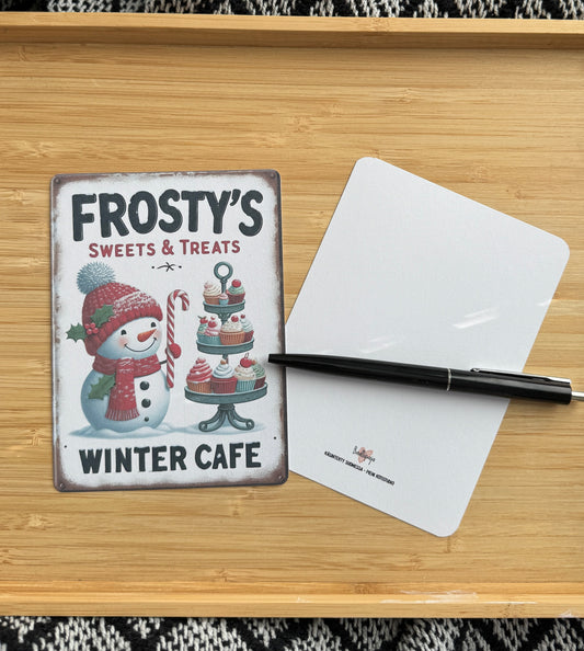 Frosty's Winter Cafe -kortti