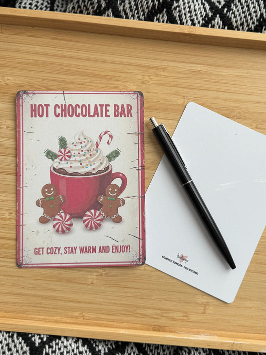 ☕ Hot Chocolate Bar – joulukortti