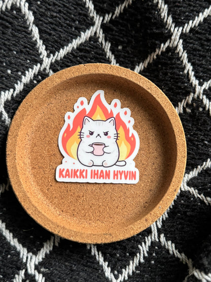 Kaikki ihan hyvin - laminoitu vinyylitarra