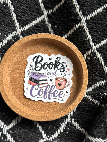 📚 Books and Coffee – vinyylitarra