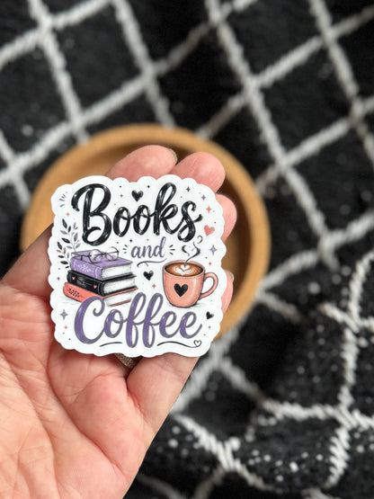 📚 Books and Coffee – vinyylitarra
