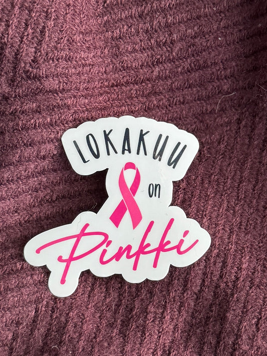 🩷 Lokakuu on pinkki – laminoitu vinyylitarra
