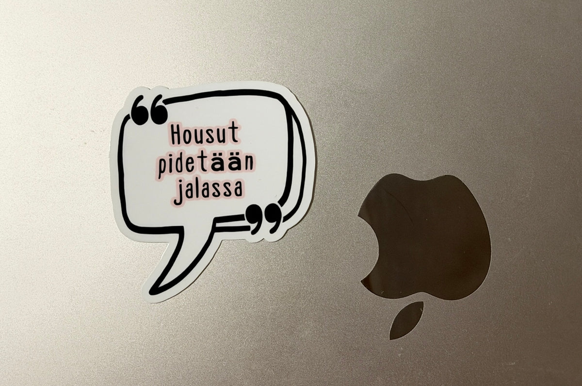 Housut pidetään jalassa – vinyylitarra