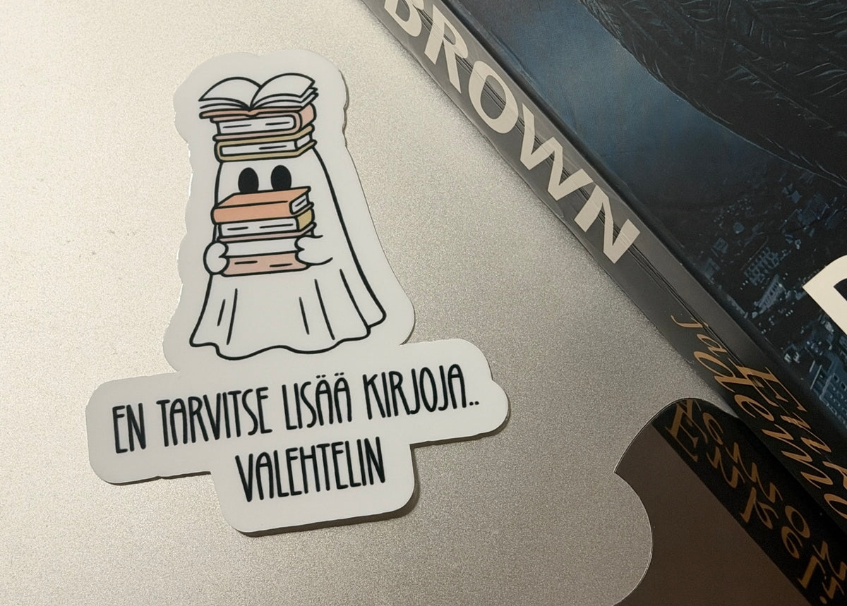 En tarvitse lisää kirjoja… valehtelin – vinyylitarra