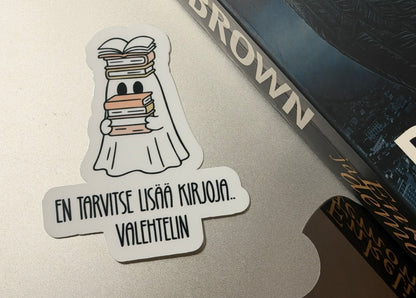 En tarvitse lisää kirjoja… valehtelin – vinyylitarra
