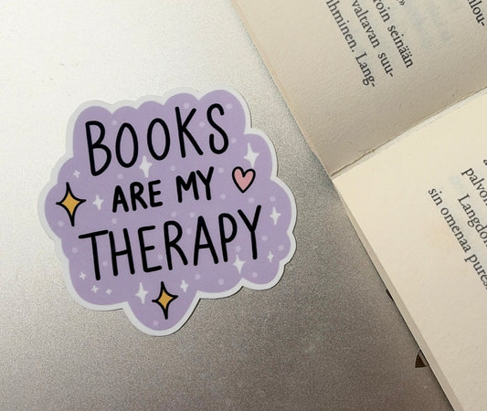 Books are my therapy – vinyylitarra