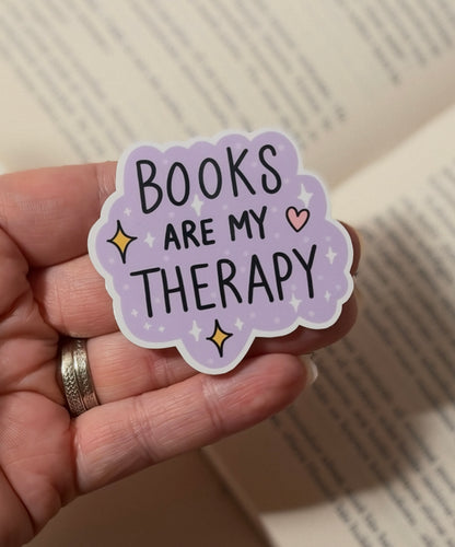 Books are my therapy – vinyylitarra
