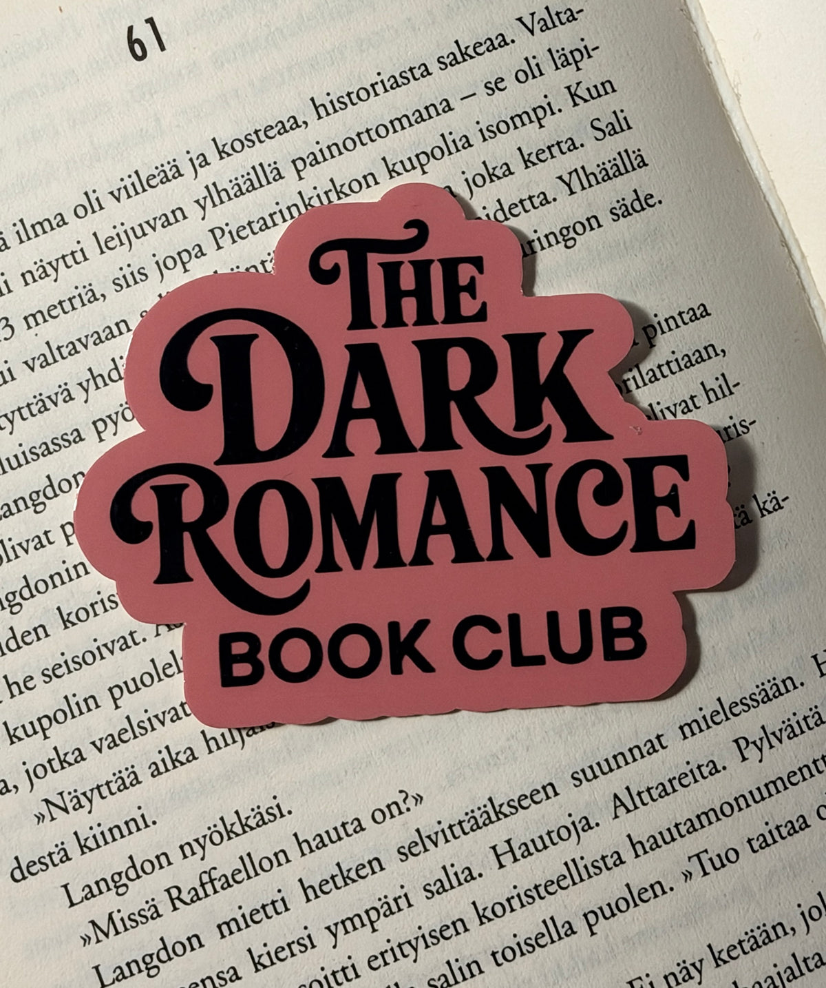 The Dark Romance Book Club – vinyylitarra
