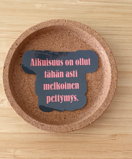 Aikuisuus on ollut tähän asti melkoinen pettymys – vinyylitarra | Aikuisuus™️