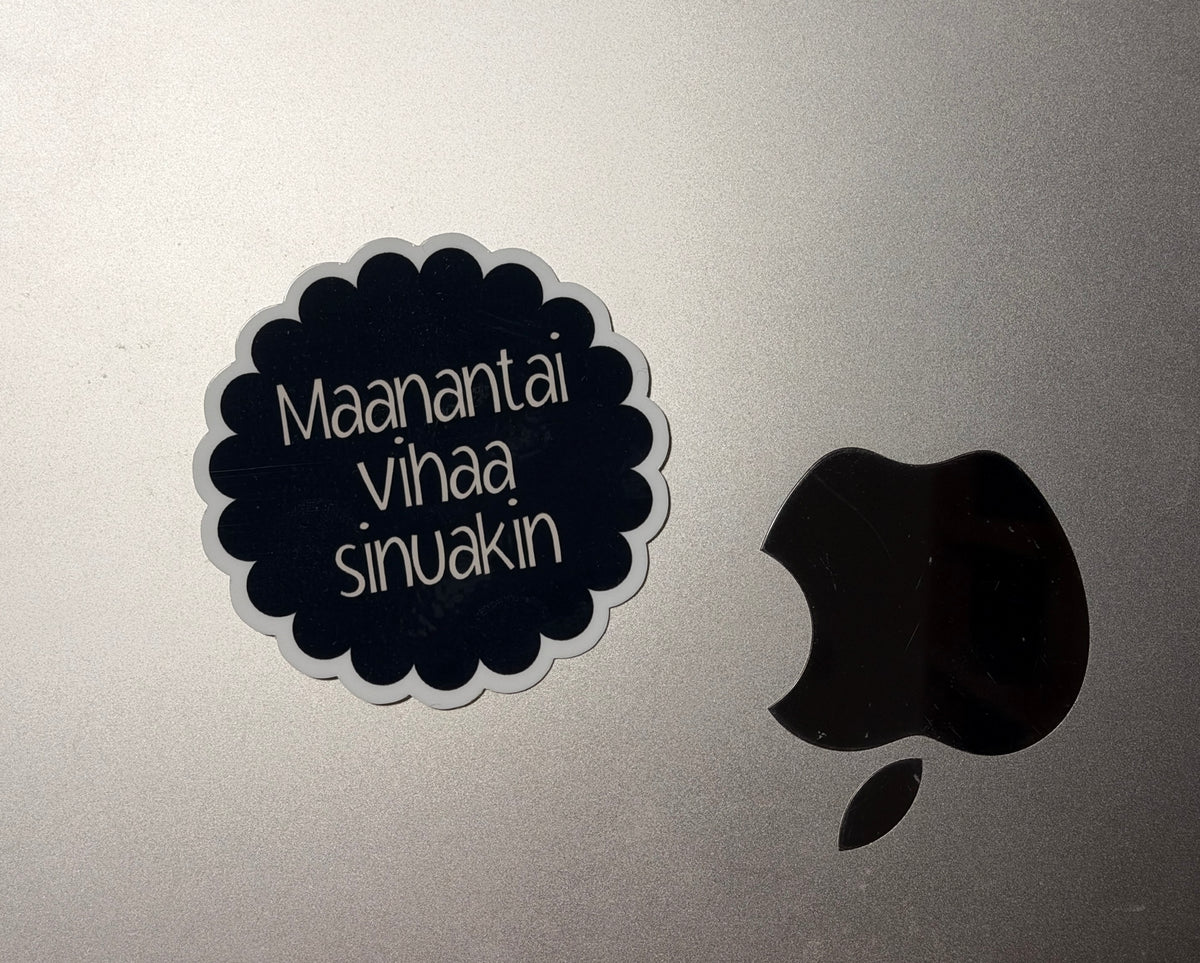 Maanantai vihaa sinuakin – laminoitu vinyylitarra
