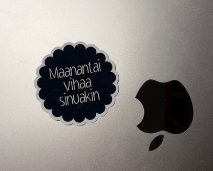 Maanantai vihaa sinuakin – laminoitu vinyylitarra