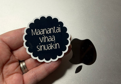 Maanantai vihaa sinuakin – laminoitu vinyylitarra