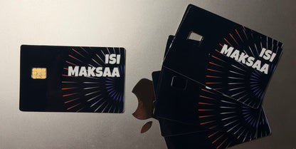 ISI MAKSAA – Hauska pankkikorttitarra isälle