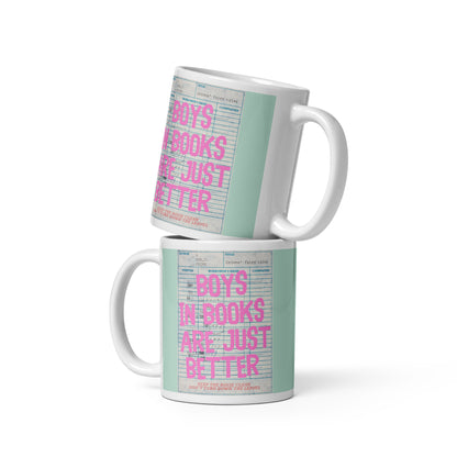 Boys in Books Are Just Better -kahvimuki | BookTok-muki kirjojen ystäville 330 ml