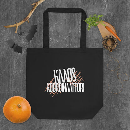 Kaaoskoordinaattori – Ekologinen luomupuuvilla kangaskassi | Buuttipaja