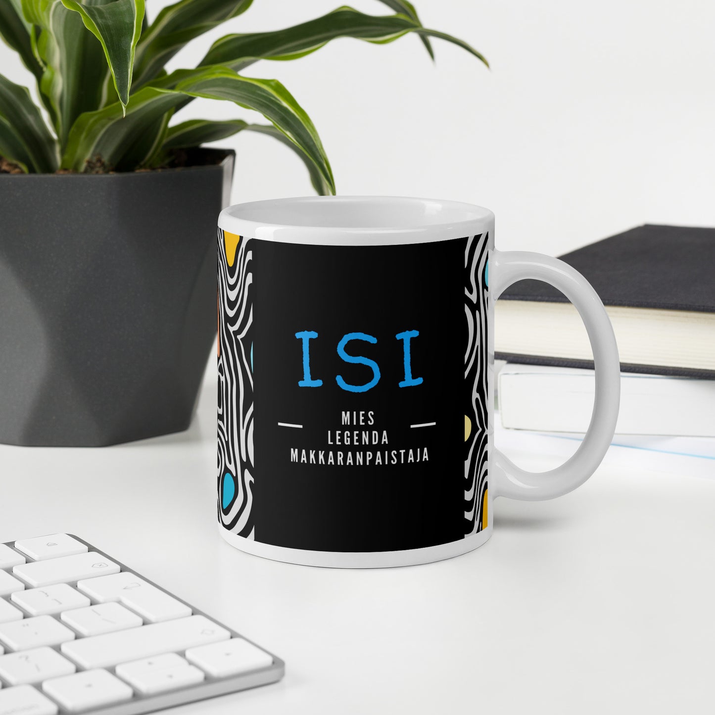 ISI – Mies, Legenda, Makkaranpaistaja -muki | Isänpäivälahja