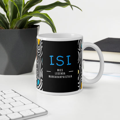 ISI – Mies, Legenda, Makkaranpaistaja -muki | Isänpäivälahja